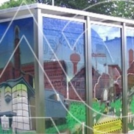 Nesibraižantis stiklas, monolitinis polikarbonatas, antivandalinis, apsaugo nuo graffiti
