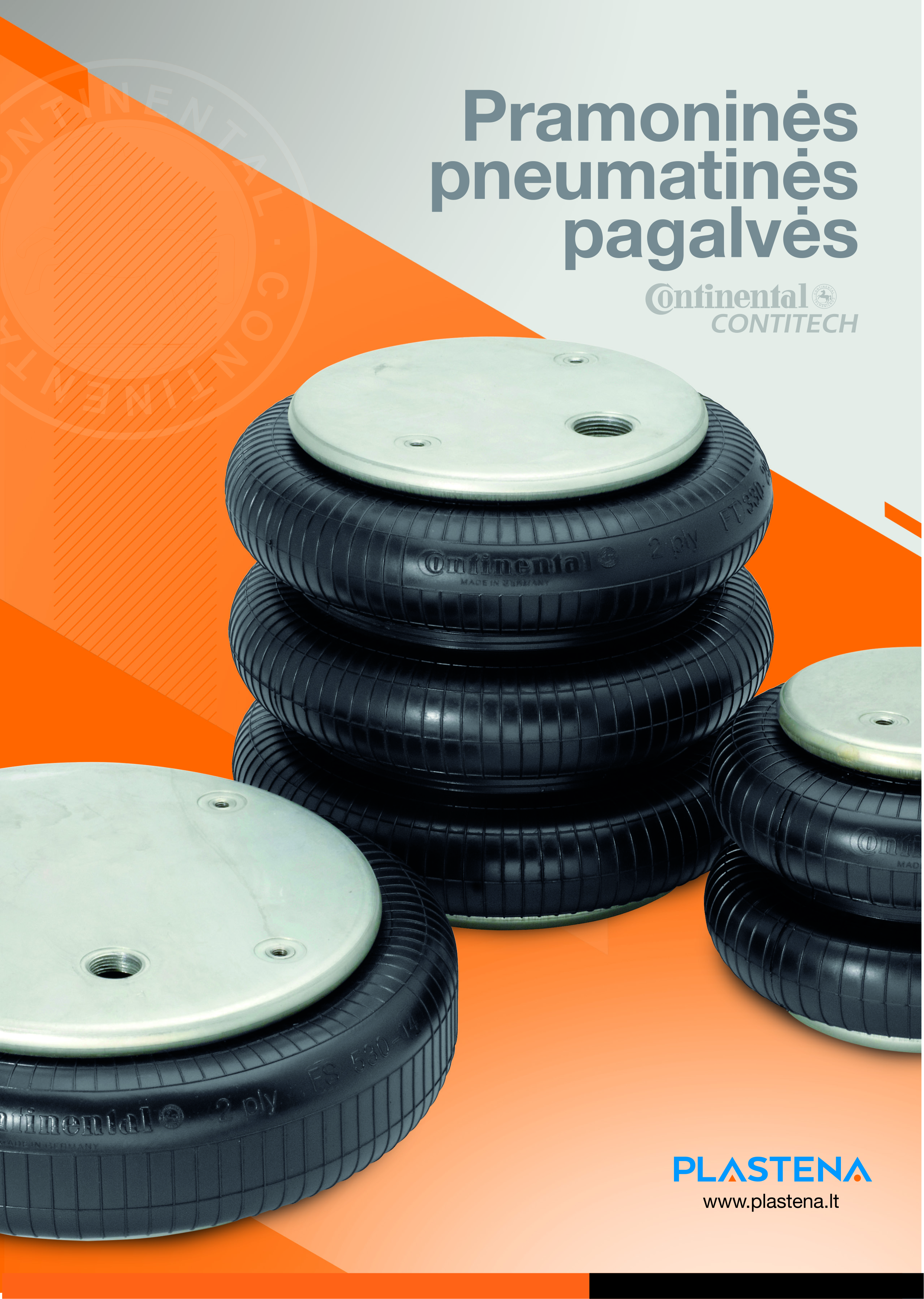 UAB Plastena katalogas - Pneumatinės pagalvės pramonės įrenginiams.  