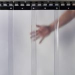 PVC juostų užuolaidos šaldymo kameroms ir sandėliams